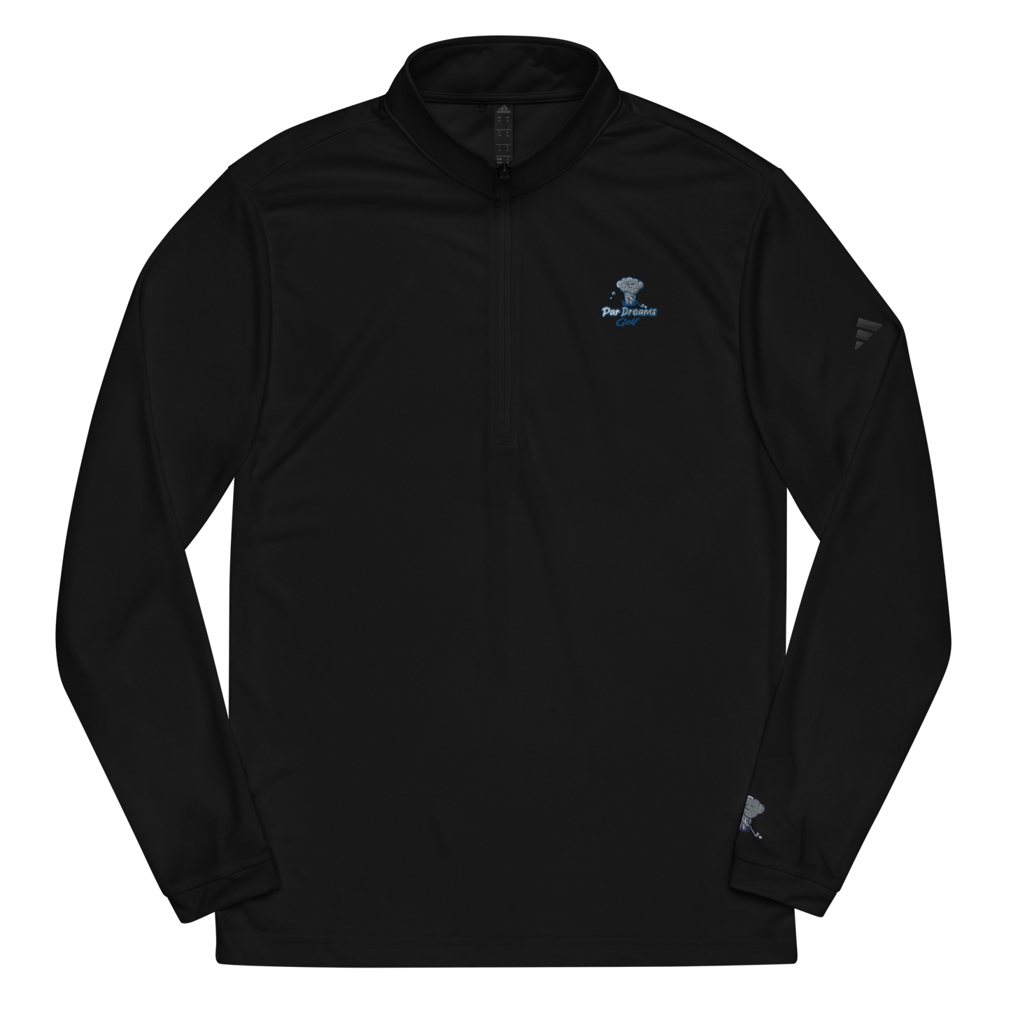 Par Dreams Golf Embroidered adidas Quarter Zip Pullover