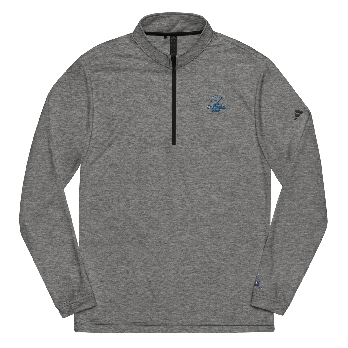 Par Dreams Golf Embroidered adidas Quarter Zip Pullover