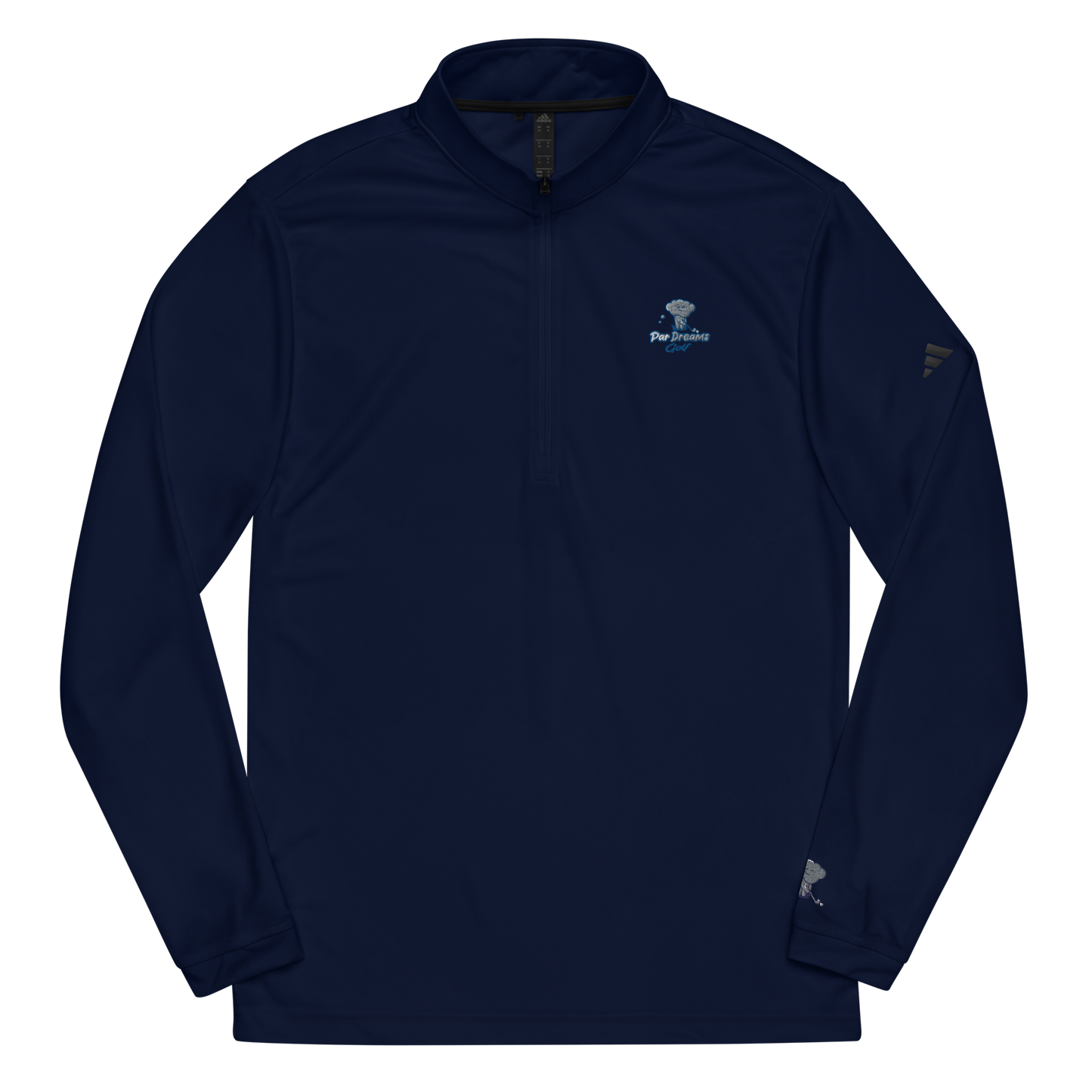 Par Dreams Golf Embroidered adidas Quarter Zip Pullover