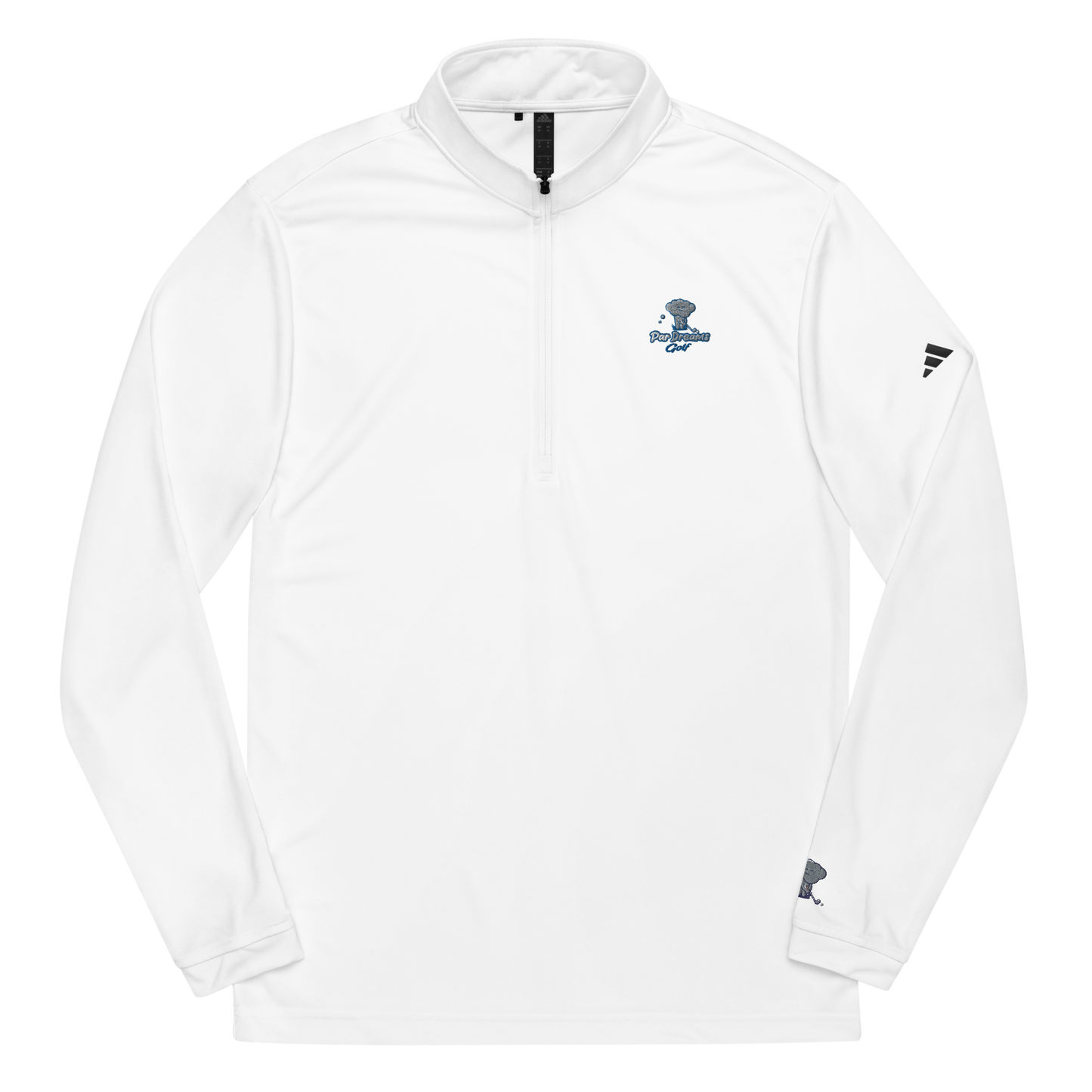 Par Dreams Golf Embroidered adidas Quarter Zip Pullover