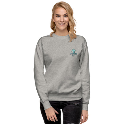 Par Dreams Golf Print Logo Premium Women's Crew Sweater