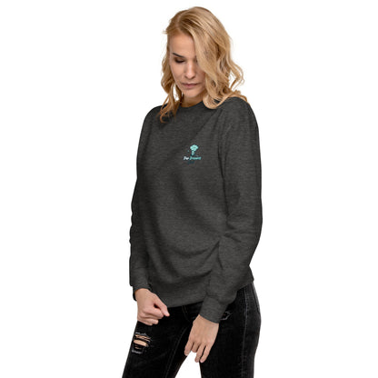 Par Dreams Golf Print Logo Premium Women's Crew Sweater