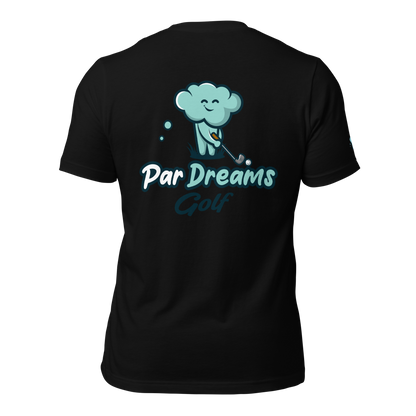 Par Dreams Golf Printed Logo Unisex Tee