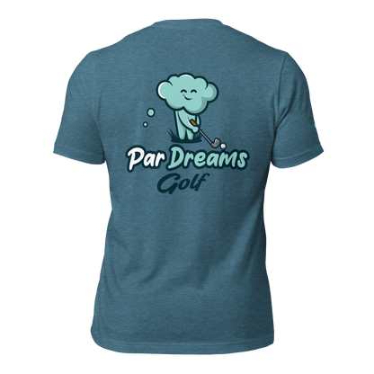 Par Dreams Golf Printed Logo Unisex Tee