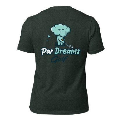 Par Dreams Golf Printed Logo Unisex Tee