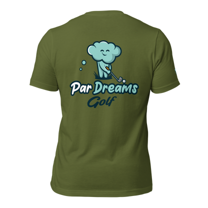 Par Dreams Golf Printed Logo Unisex Tee
