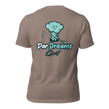 Par Dreams Golf Printed Logo Unisex Tee