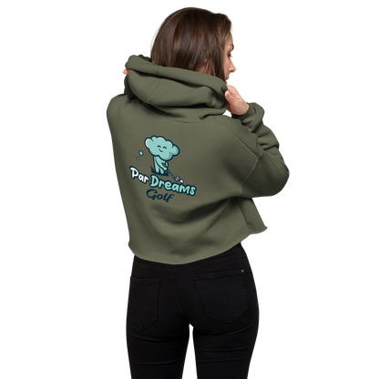 Par Dreams Golf Women's Crop Hoodie