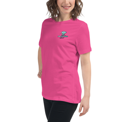 Par Dreams Golf Logo Print Women's Relaxed T-Shirt