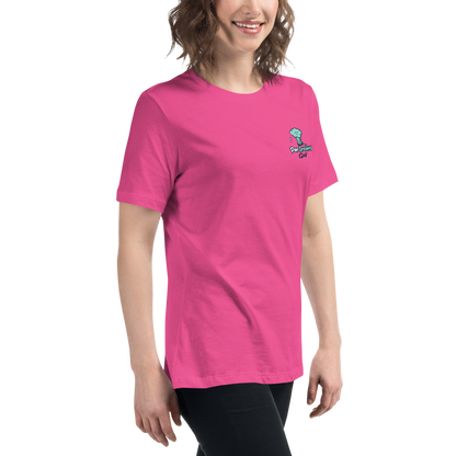 Par Dreams Golf Logo Print Women's Relaxed T-Shirt