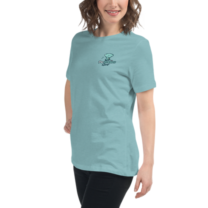 Par Dreams Golf Logo Print Women's Relaxed T-Shirt