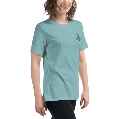 Par Dreams Golf Logo Print Women's Relaxed T-Shirt