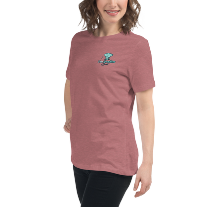 Par Dreams Golf Logo Print Women's Relaxed T-Shirt