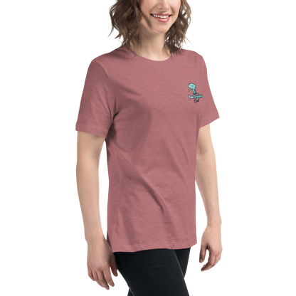 Par Dreams Golf Logo Print Women's Relaxed T-Shirt