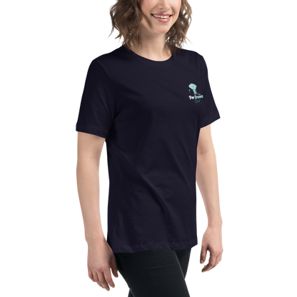 Par Dreams Golf Logo Print Women's Relaxed T-Shirt