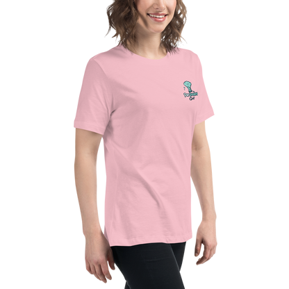 Par Dreams Golf Logo Print Women's Relaxed T-Shirt