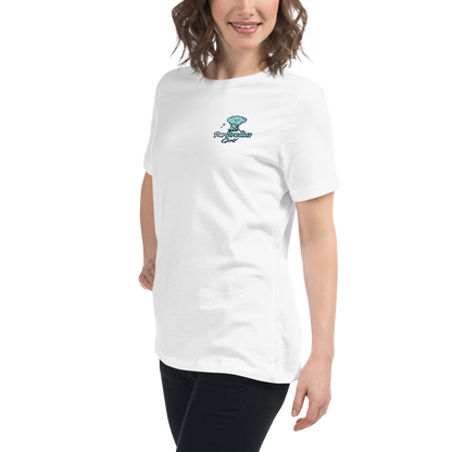 Par Dreams Golf Logo Print Women's Relaxed T-Shirt
