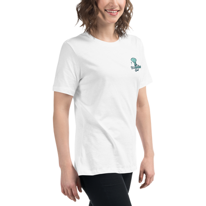 Par Dreams Golf Logo Print Women's Relaxed T-Shirt